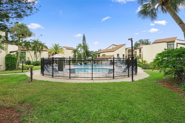 2207 Belleair Rd Unit A32, Clearwater, FL 33764 - view of swimming pool with a residential view