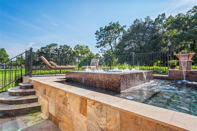 exterior space featuring a patio and a playground