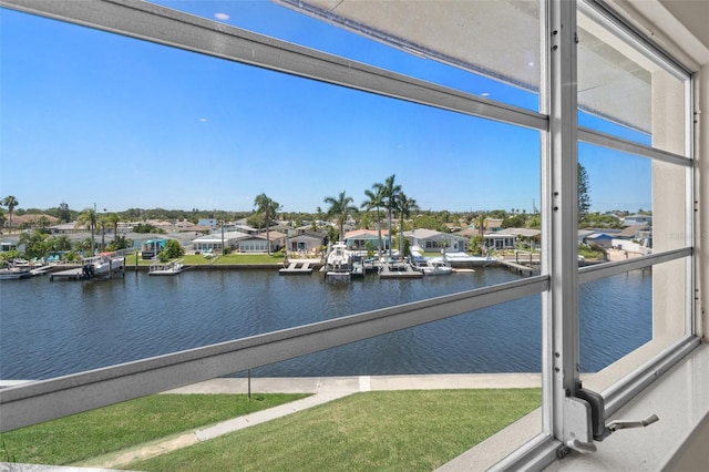 4632 Marine Pkwy Unit 302, New Port Richey, FL 34652 - water view featuring nearby suburban area