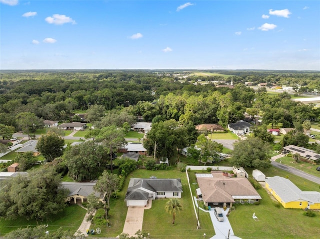 drone / aerial view featuring a residential view