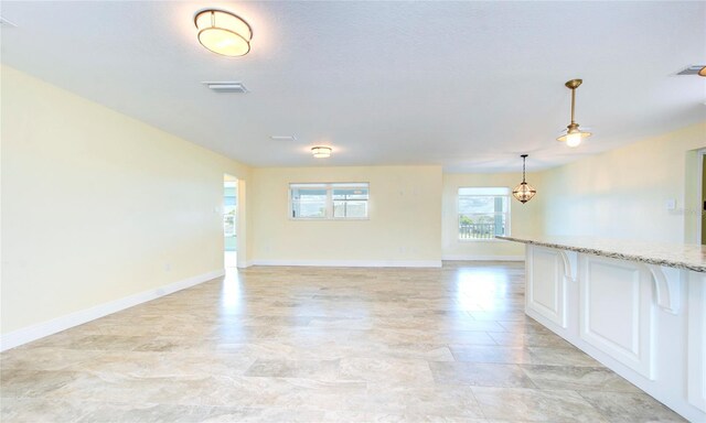 view of tiled spare room