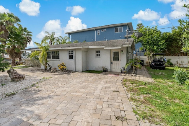 view of rear view of house