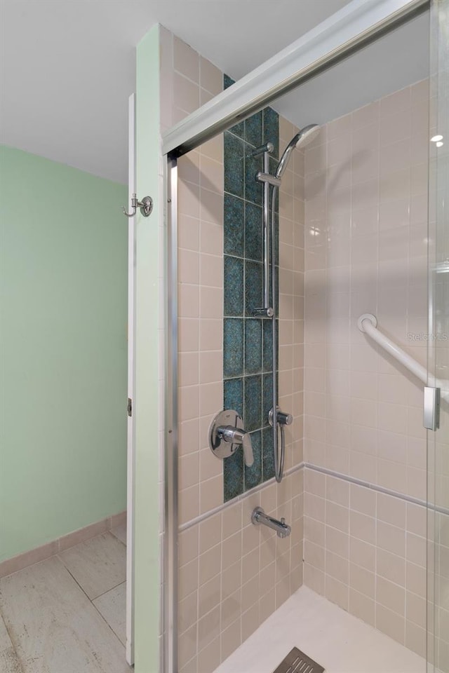 bathroom featuring tile patterned floors