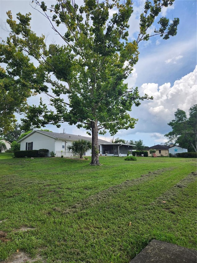 view of yard