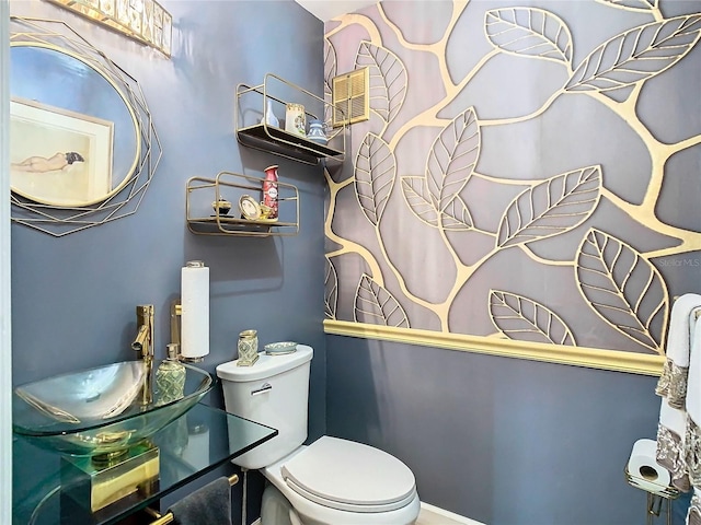 bathroom with toilet