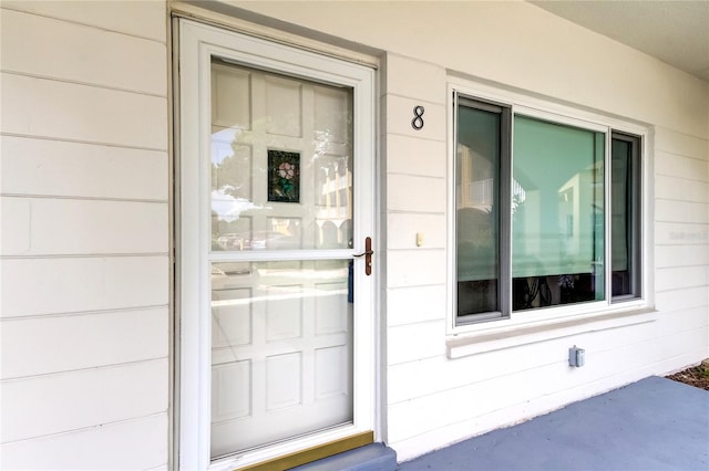 view of entrance to property