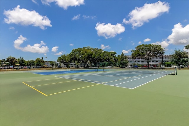 view of sport court