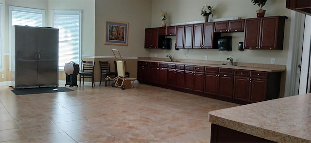 kitchen featuring sink