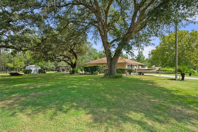 view of yard