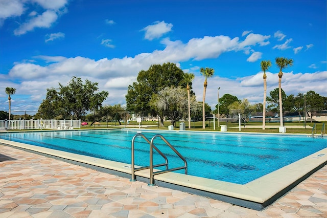 view of pool