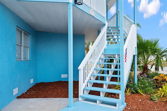 view of staircase