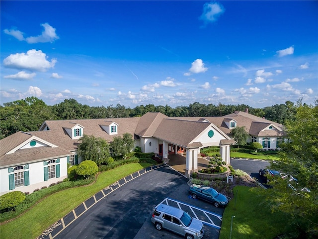 birds eye view of property featuring a residential view