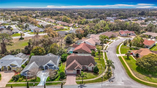 aerial view featuring a residential view