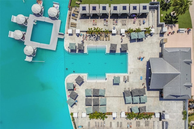 31941 Blue Passing Loop, Wesley Chapel, FL 33545 - aerial view of a pool area