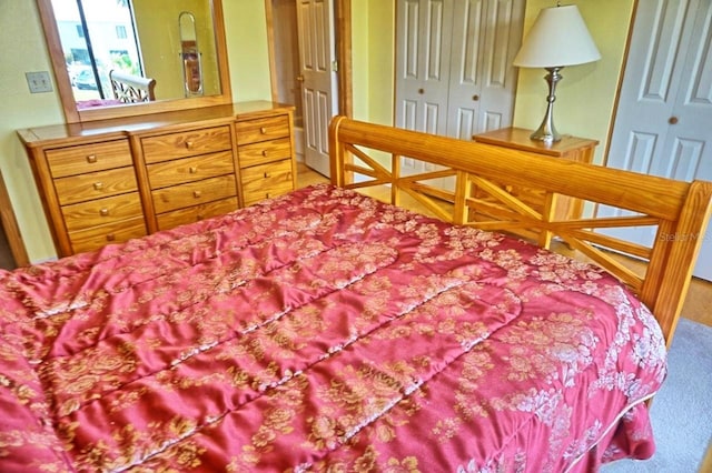 bedroom featuring a closet