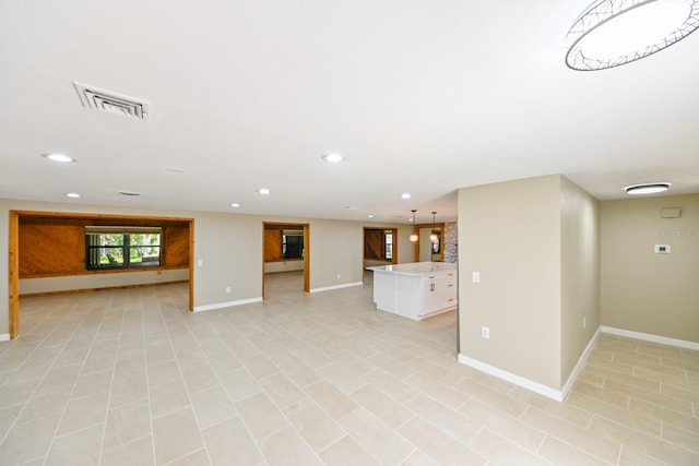 view of unfurnished living room