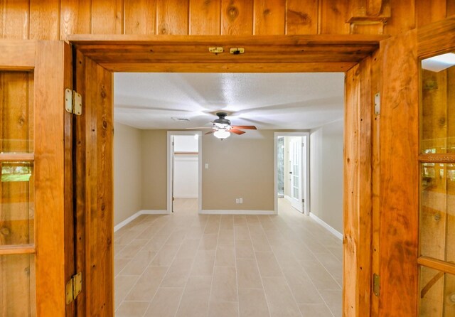 spare room featuring ceiling fan