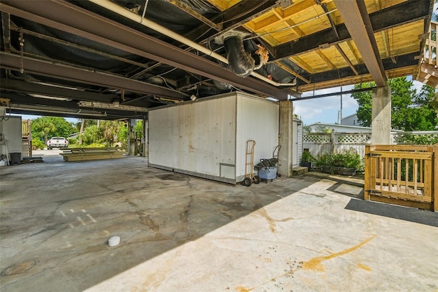 14904 Old Dixie Hwy, Hudson, FL 34667 - garage featuring fence