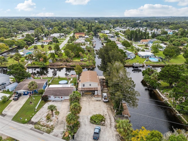 14904 Old Dixie Hwy, Hudson, FL 34667 - bird's eye view with a water view and a residential view