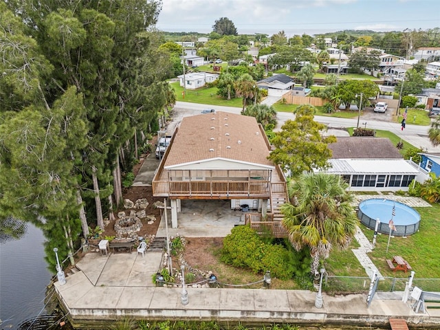 14904 Old Dixie Hwy, Hudson, FL 34667 - bird's eye view with a water view