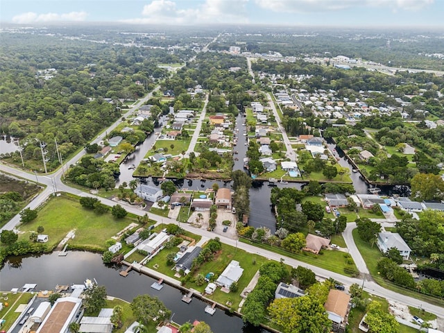 14904 Old Dixie Hwy, Hudson, FL 34667 - aerial view featuring a water view and a residential view