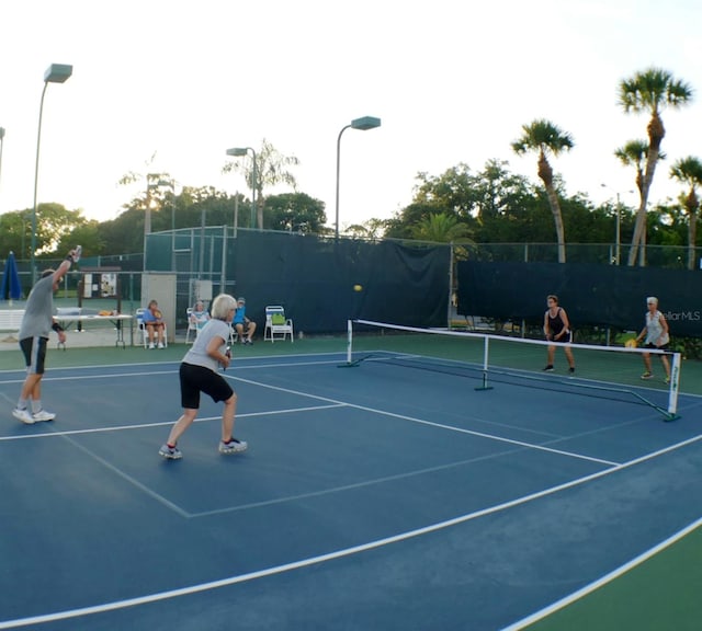 view of sport court