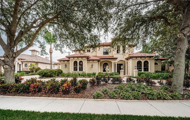 view of mediterranean / spanish house