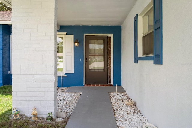 view of entrance to property