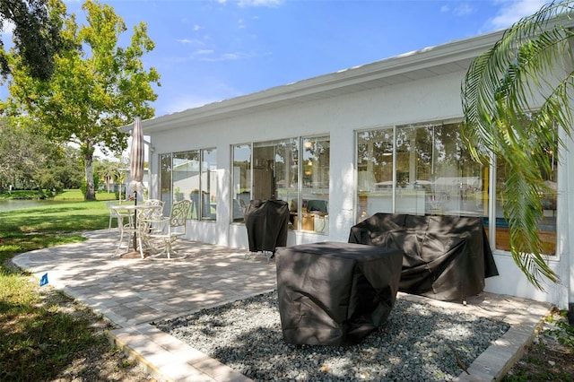 view of patio / terrace featuring area for grilling