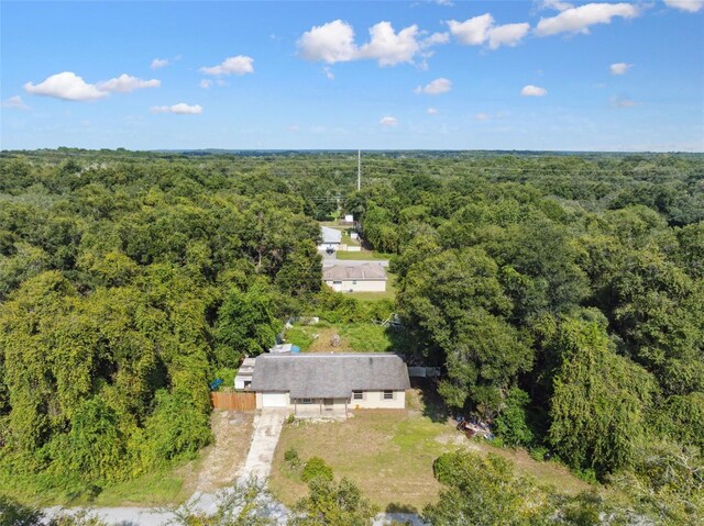 365 S Snapp Ave, Inverness, FL 34453 - birds eye view of property featuring a view of trees