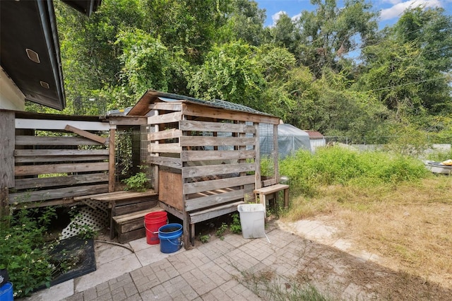365 S Snapp Ave, Inverness, FL 34453 - view of outbuilding with fence