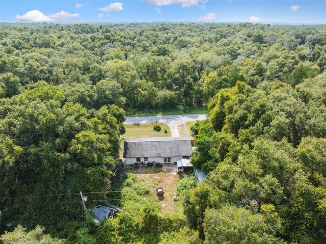 365 S Snapp Ave, Inverness, FL 34453 - drone / aerial view featuring a forest view