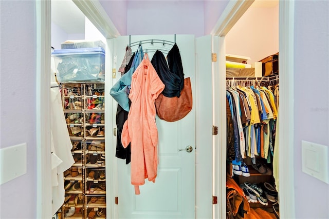 view of closet