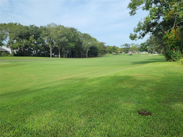 surrounding community featuring a yard