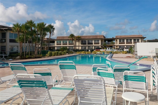 view of pool