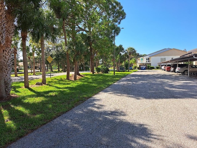 view of road