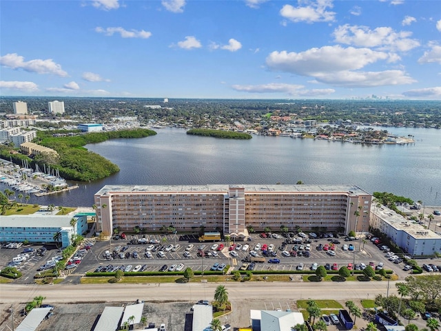1847 Shore Dr S Unit 614, South Pasadena, FL 33707 - aerial view with a water view