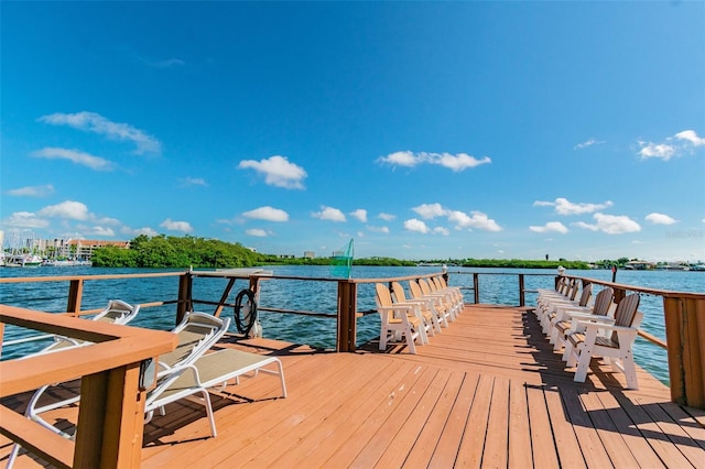 1847 Shore Dr S Unit 614, South Pasadena, FL 33707 - dock area with a water view