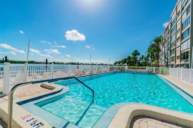 1847 Shore Dr S Unit 614, South Pasadena, FL 33707 - pool with fence and a water view