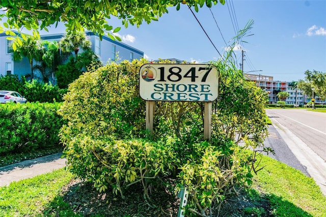 1847 Shore Dr S Unit 614, South Pasadena, FL 33707 - view of community / neighborhood sign