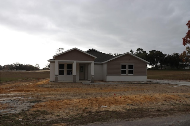 view of front of property