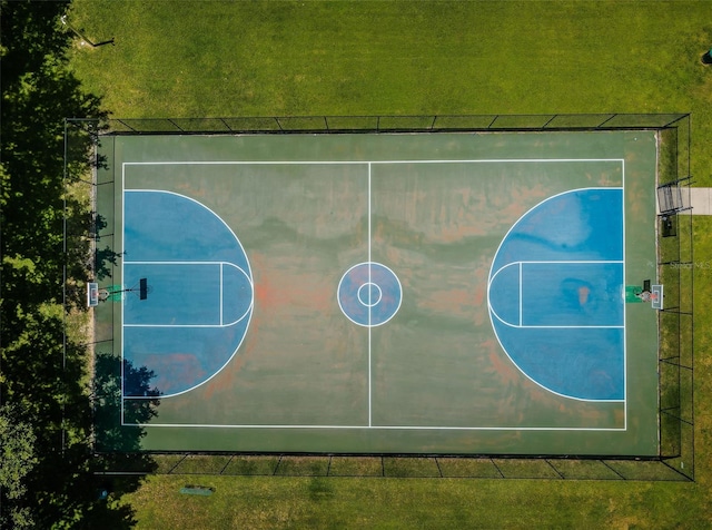 view of sport court