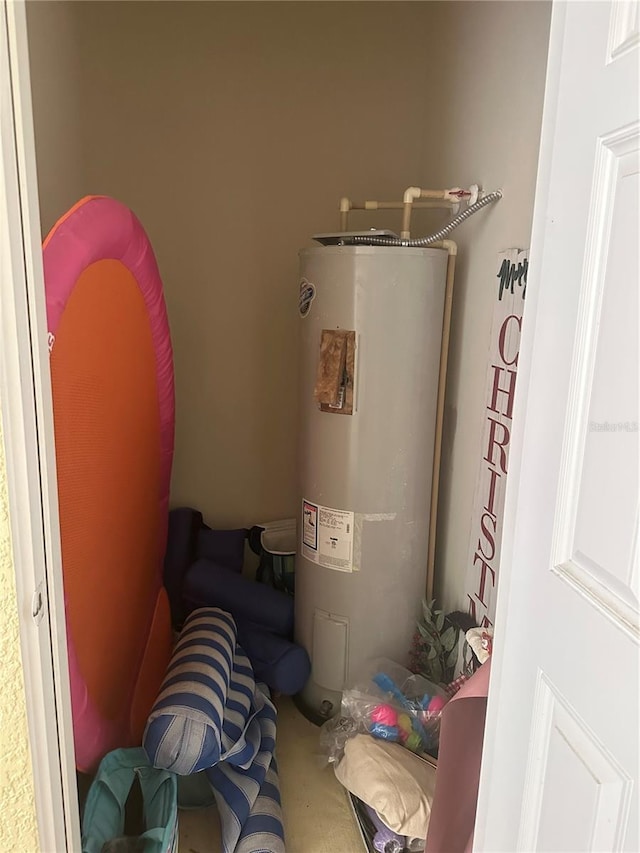 utilities featuring water heater