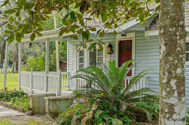 view of entrance to property