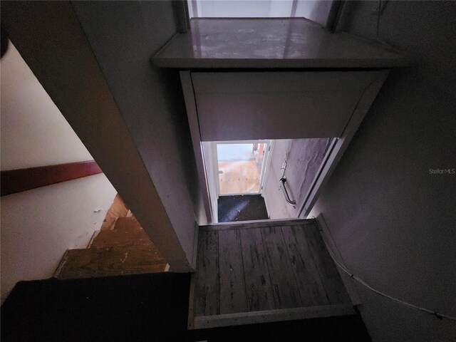 view of staircase