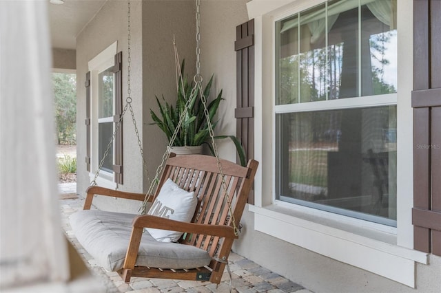 view of patio / terrace featuring covered porch