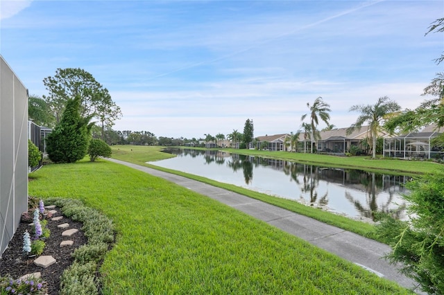 property view of water