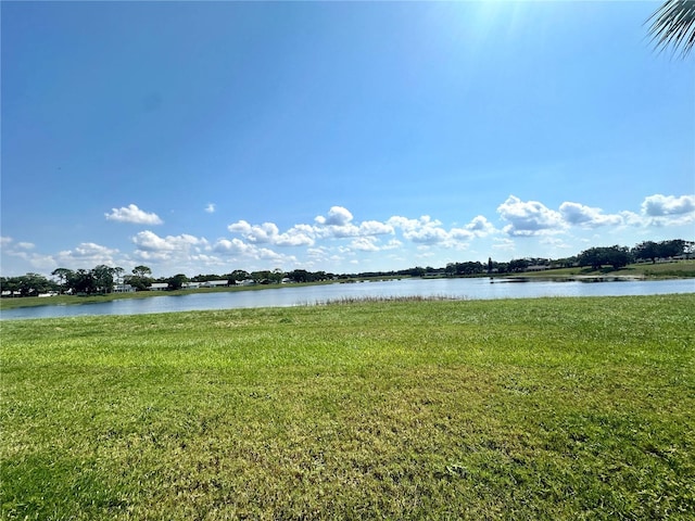 view of water feature