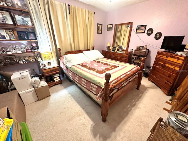 bedroom featuring carpet flooring