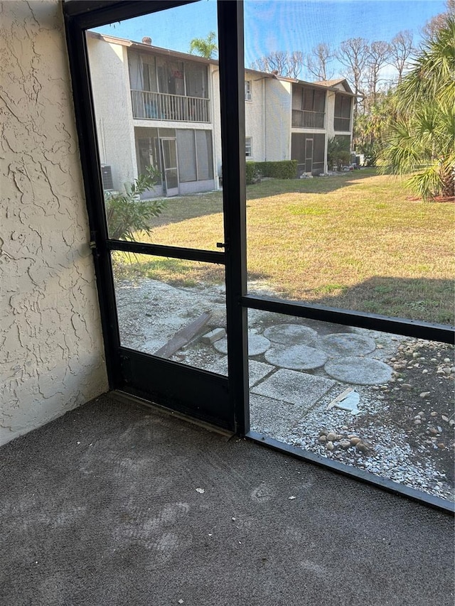 5521 Bay Blvd Unit 101, Port Richey, FL 34668 - view of unfurnished sunroom